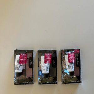 New Wet n Wild Eyeshadow Quad Petalette Sweet As Candy Lights Out & Primer